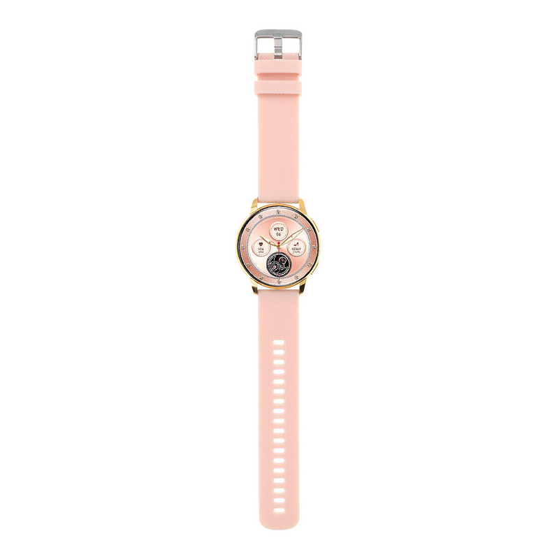 Women's Smartwatch - 42mm Round Golden Case