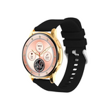 Women's Smartwatch - 42mm Round Golden Case