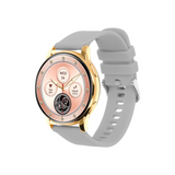 Women's Smartwatch - 42mm Round Golden Case