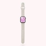 Women's Smartwatch - Rectangular Satin Pink Case 41x35mm