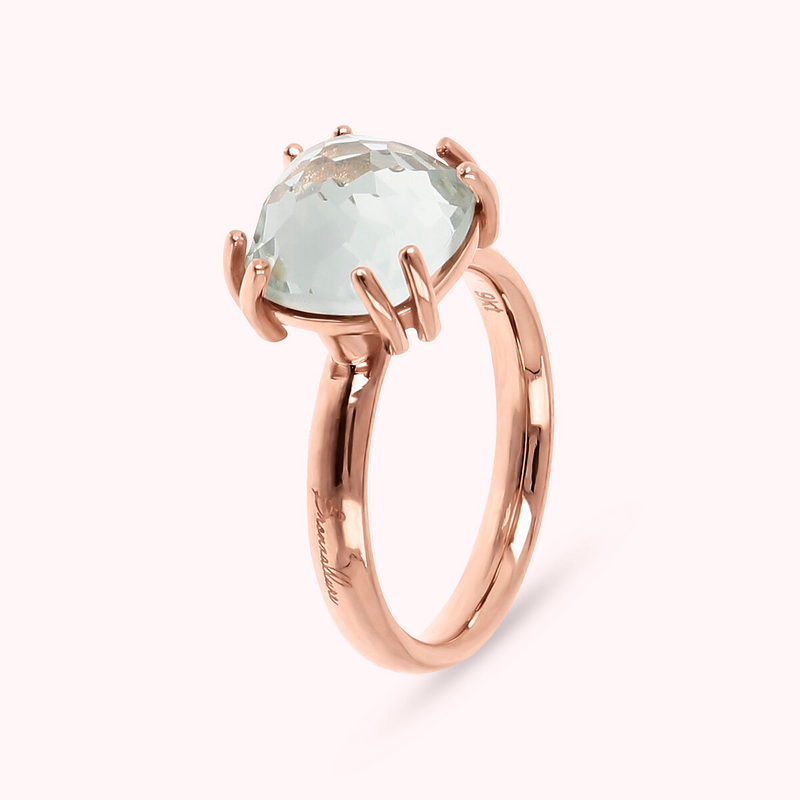 Cocktail Ring in 9Kt Gold with Natural Stone