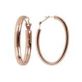 Oval Hoop Earrings