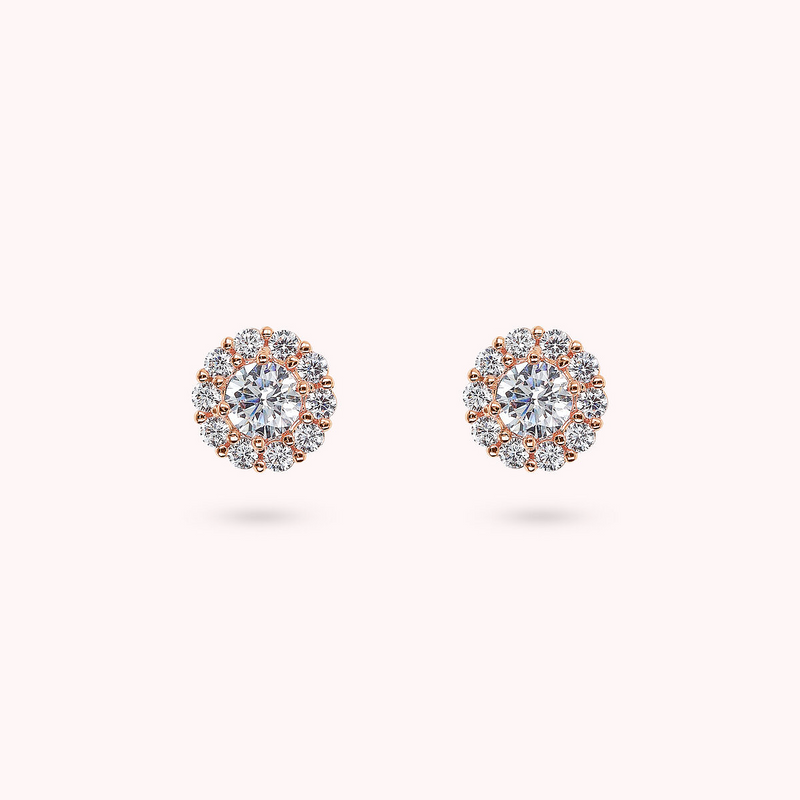 Fantasy Stud Earrings in Cubic Zirconia