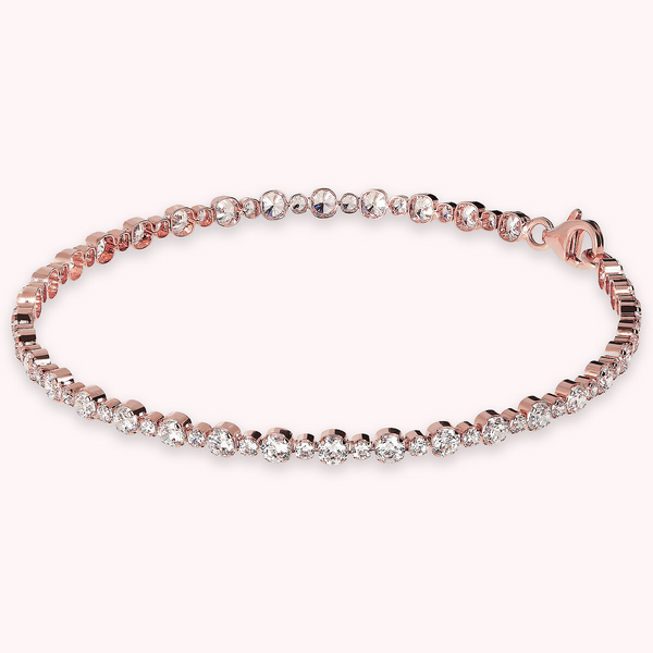 Bracciale Tennis Misto con Cubic Zirconia