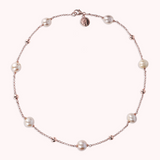 Collana con Bead Lucide e Perle d'Acqua Dolce Ø 10 mm