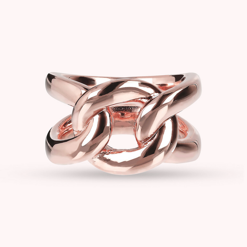 Ring with Braided Link