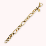 Bracciale Golden Catena Rolo Alternata Maxi Maglie