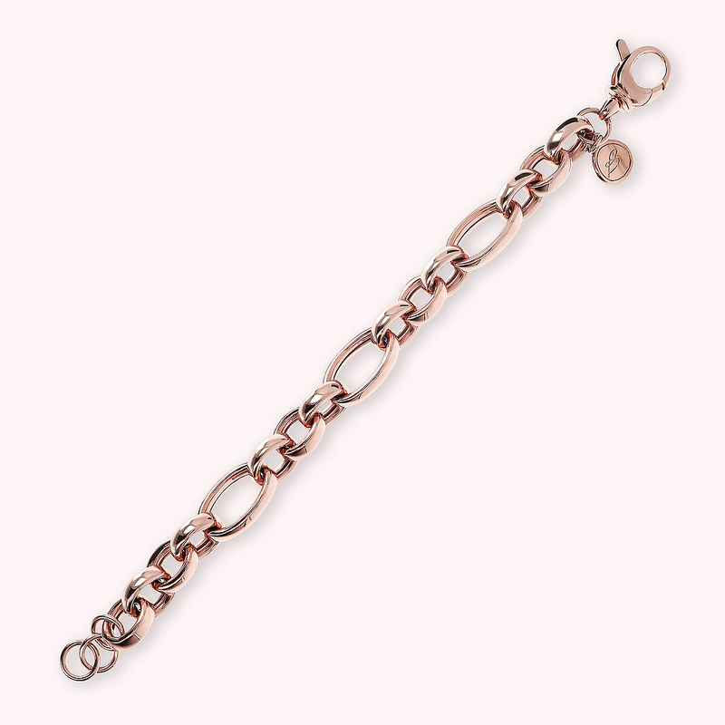 Alternate Thick Rolo Chain Bracelet