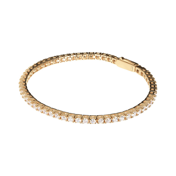 Bracciale Tennis Golden con Cubic Zirconia