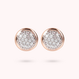 Cubic Zirconia Pavé Stud Earrings