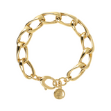 Bracciale Golden Catena Forzatina Allungata Ritorta