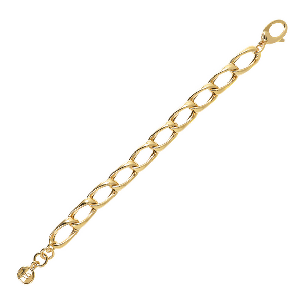 Bracciale Golden Catena Forzatina Allungata Ritorta