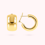 Golden Hoop Earrings