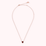 Collier Coeur en Zircon Cubique