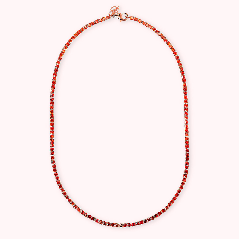 Collana Tennis con Cubic Zirconia Effetto Dégradé