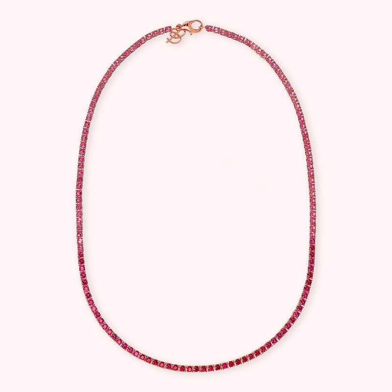 Collana Tennis con Cubic Zirconia Effetto Dégradé