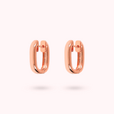 Oval Hoop Earrings