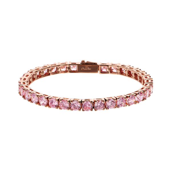 Bracciale Tennis Maxi con Cubic Zirconia Tonde