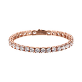 Maxi Tennis Bracelet with Round Cubic Zirconia