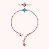 Forzatina Chain Bracelet and Reversible Étoile Pendant with Enamel and Light Point in Cubic Zirconia