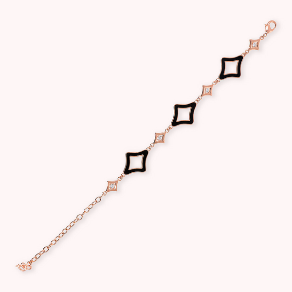 Bracciale Smaltato con Étoile e Cubic Zirconia