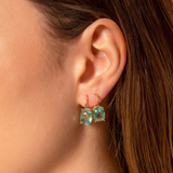 Ohrringe mit Prisma-Edelsteinen