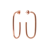 Oval Drop Earrings