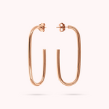 Oval Drop Earrings