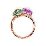 Contrarié Ring with Prisma Gem Mosaic Cut