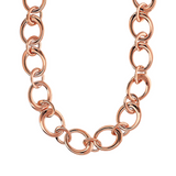 Necklace with Oval Links alternating with Rings