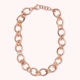 Necklace with Oval Links alternating with Rings