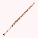 Braided Oval Link Bracelet