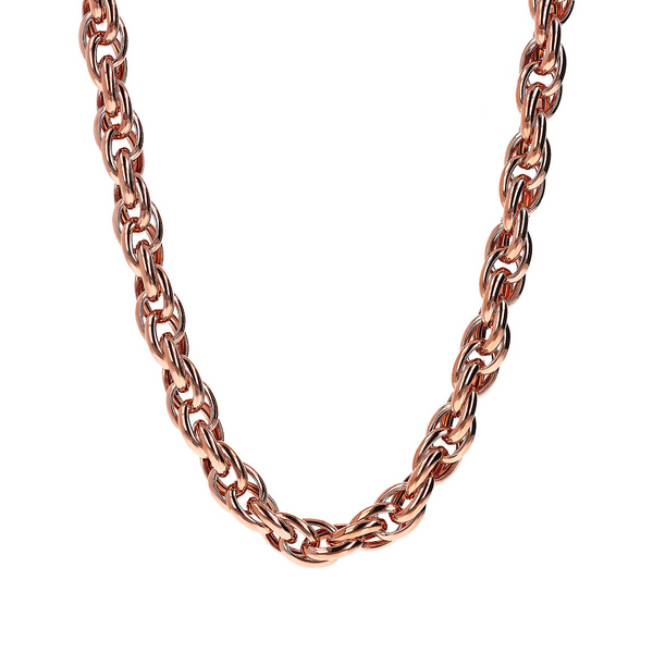 Braided Oval Link Choker Necklace