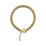 Bracciale Golden Maxi Catena Popcorn