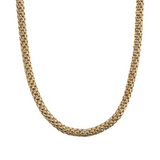 Collana Golden Girocollo Maxi Catena Popcorn