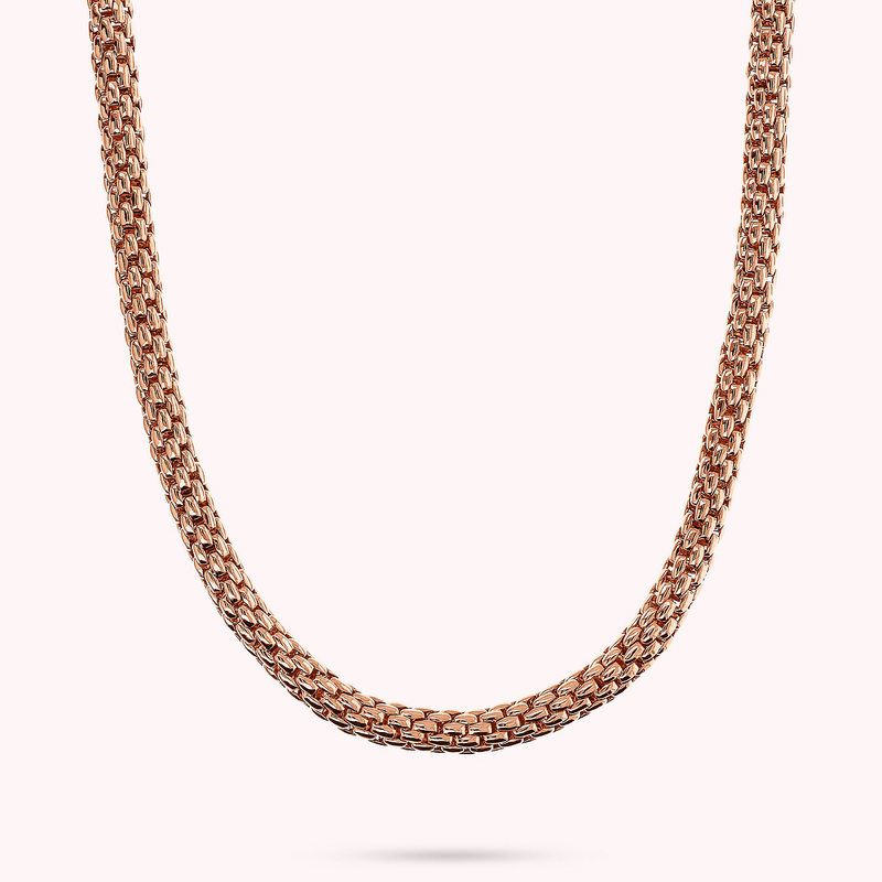 Collier ras du cou à chaîne Maxi Popcorn