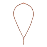 Venetian Mesh Necklace with Cubic Zirconia Pavé Detail