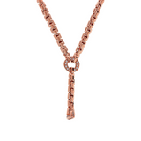 Venetian Mesh Necklace with Cubic Zirconia Pavé Detail