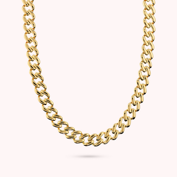 Golden Shiny Chain Necklace