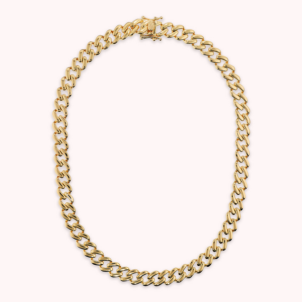 Golden Shiny Chain Necklace