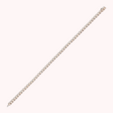 Tennis Bracelet with Round Cubic Zirconia