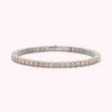 Tennis Bracelet with Round Cubic Zirconia