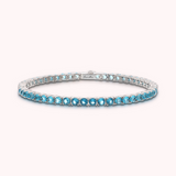 Tennis Bracelet with Round Cubic Zirconia