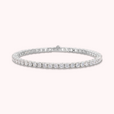 Tennis Bracelet with Round Cubic Zirconia