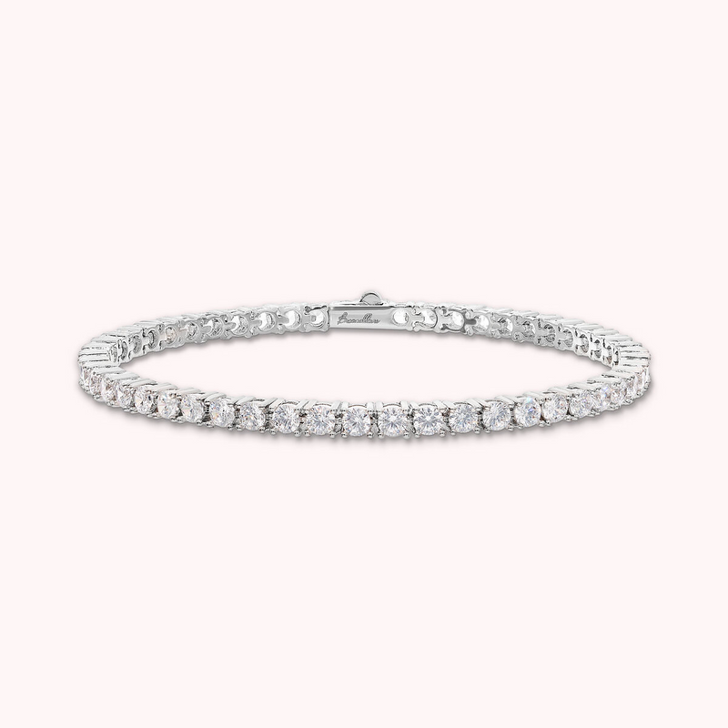 Bracciale Tennis con Cubic Zirconia Tonde